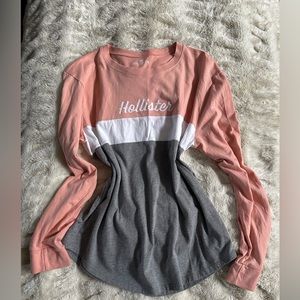 (SOLD) Hollister small long sleeve blouse top classy